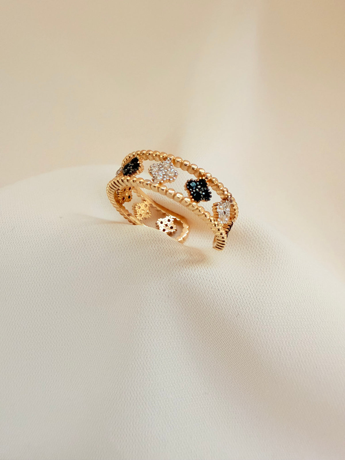 Golden Muse Anillo ajustable 14k.