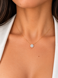 Punto de Luz Diamantes Naturales Lina 14k 45cm
