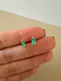 Esmeraldas Rectangular 14k
