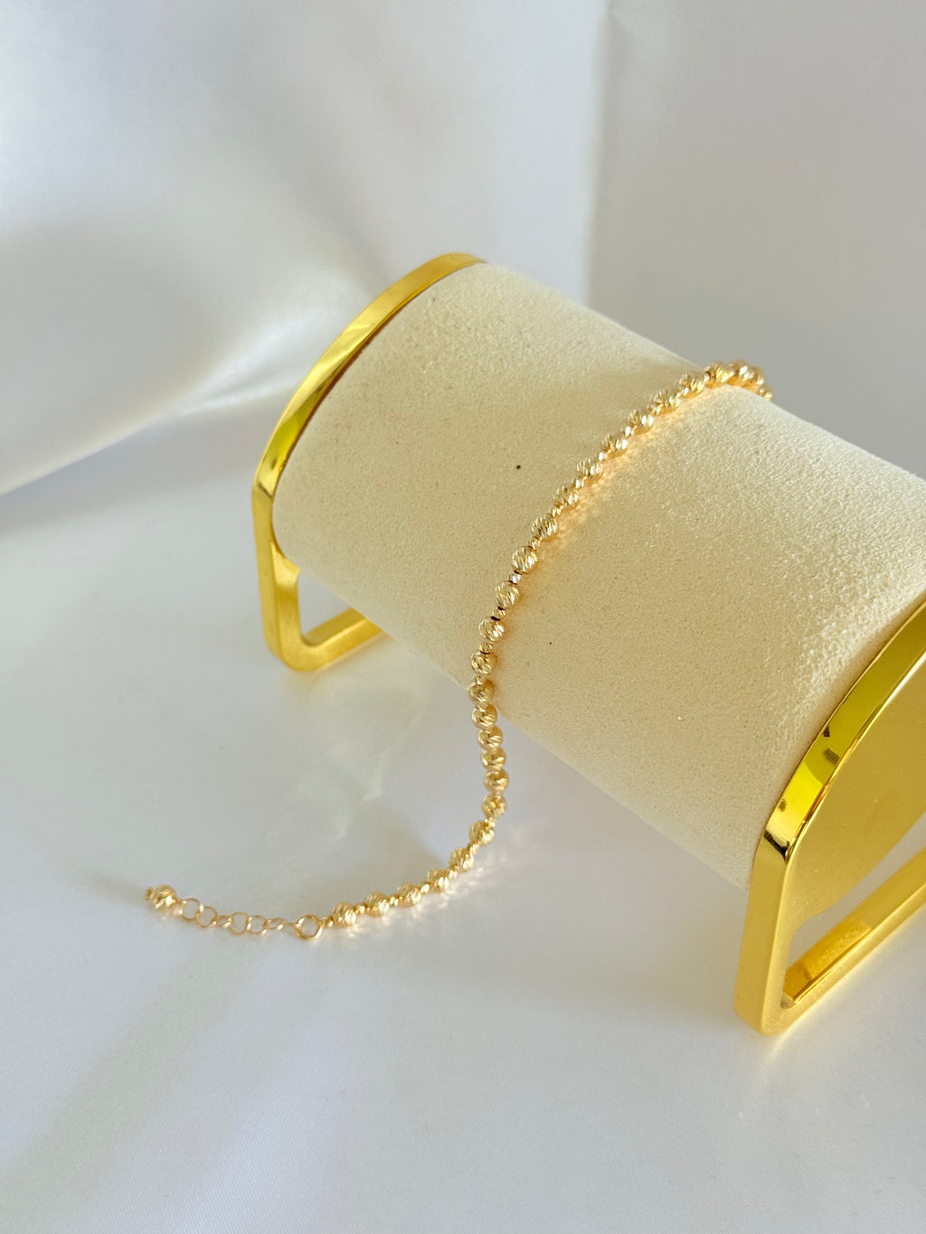 Diamond Style balin bracelet 14k