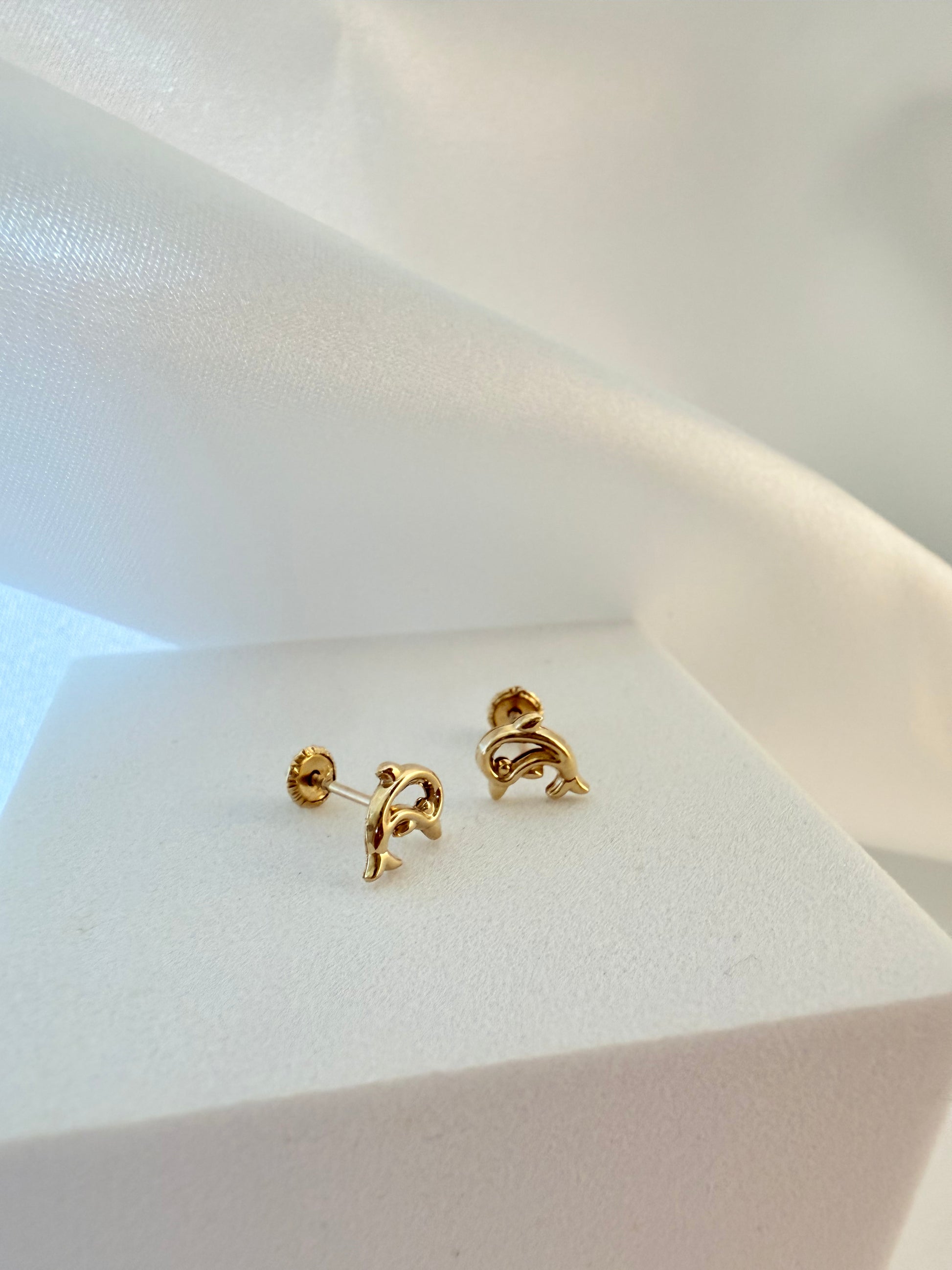 Dolphings Stud 14K