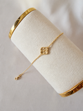 Brazalet Flor Dorada 14k adjustable 19cm