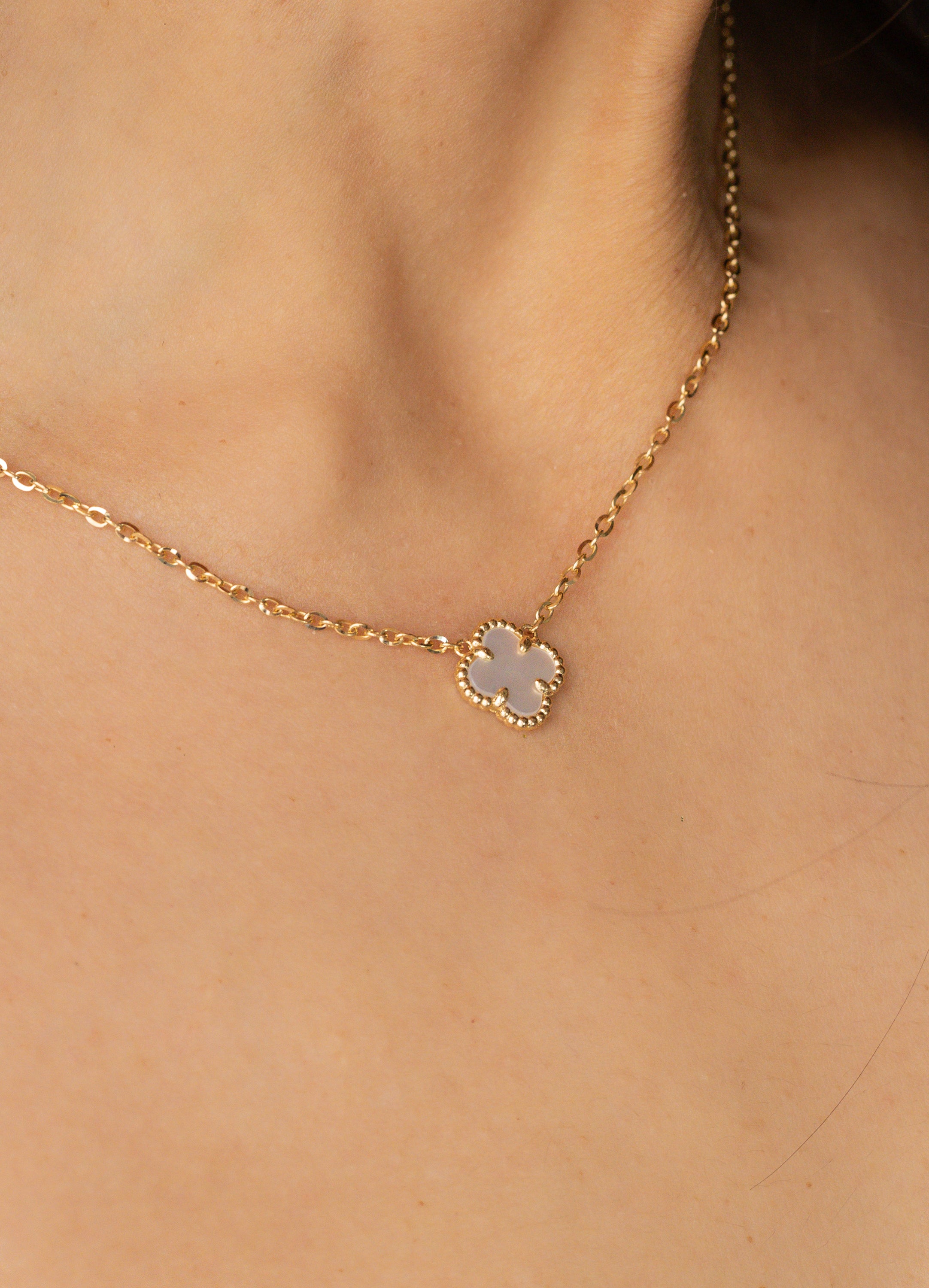 Nacar Necklace Adjustable 18k 46cm