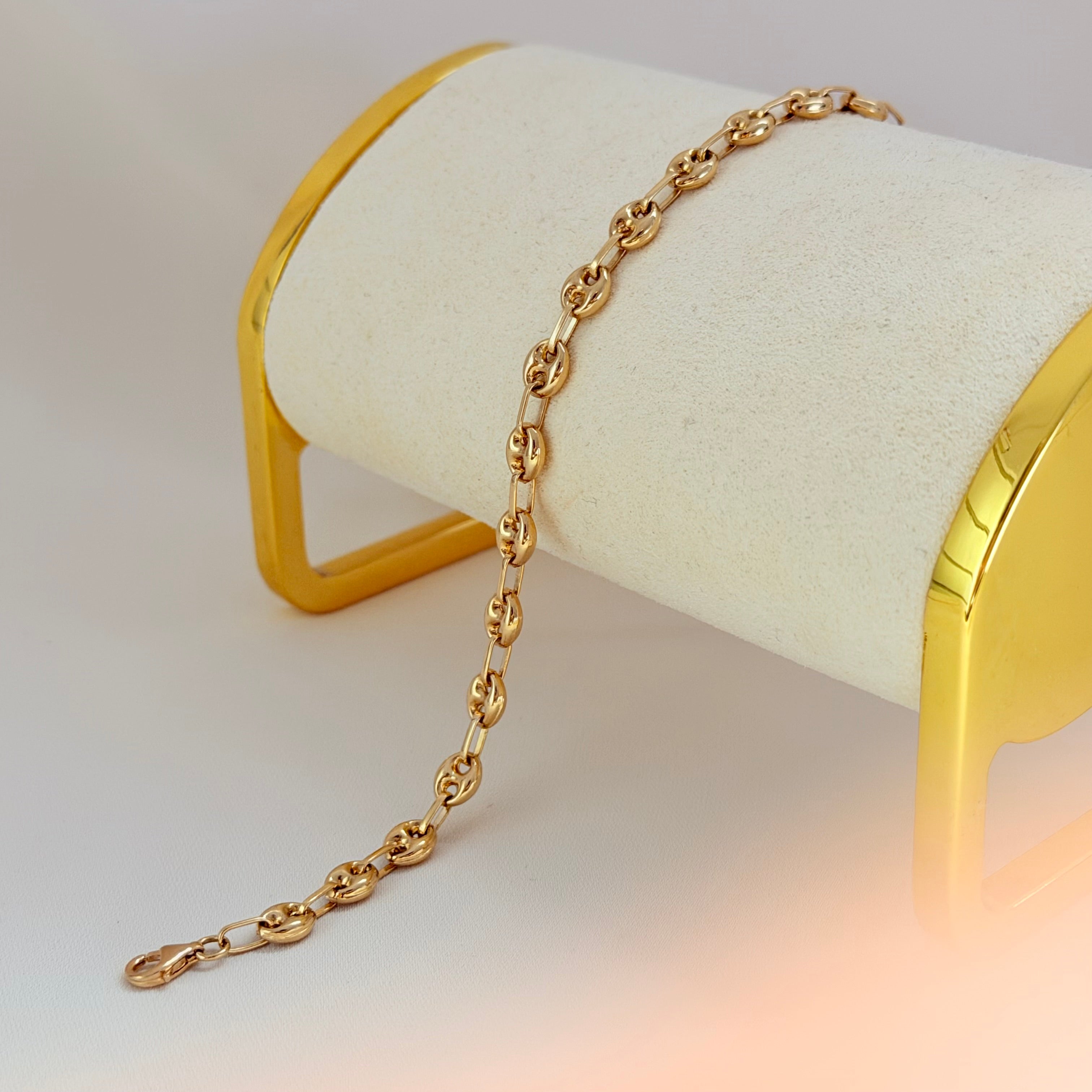 Coffee Bracelet 14k 19cm adjustable