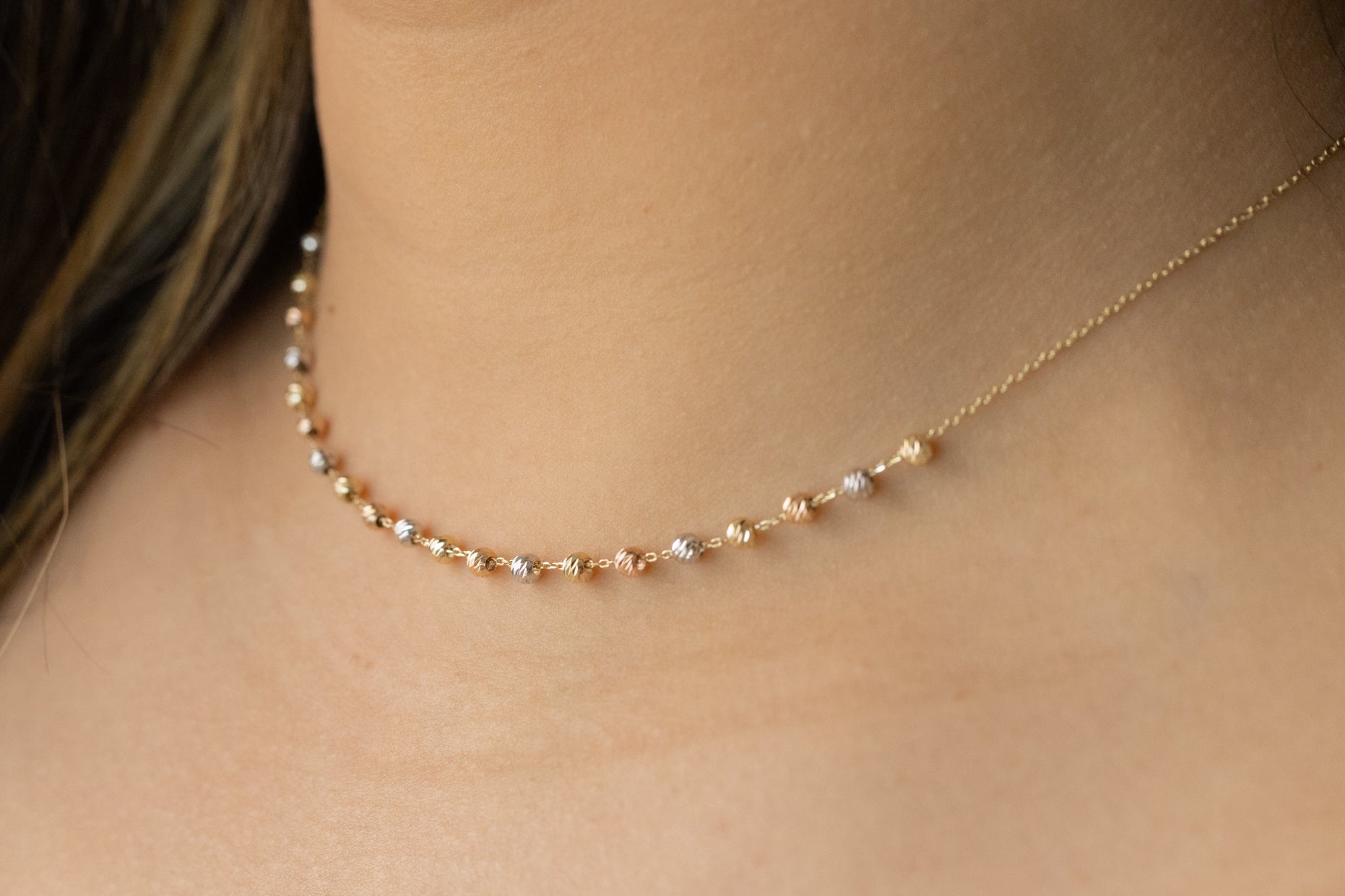 Emperatriz Necklace 14K 45cm