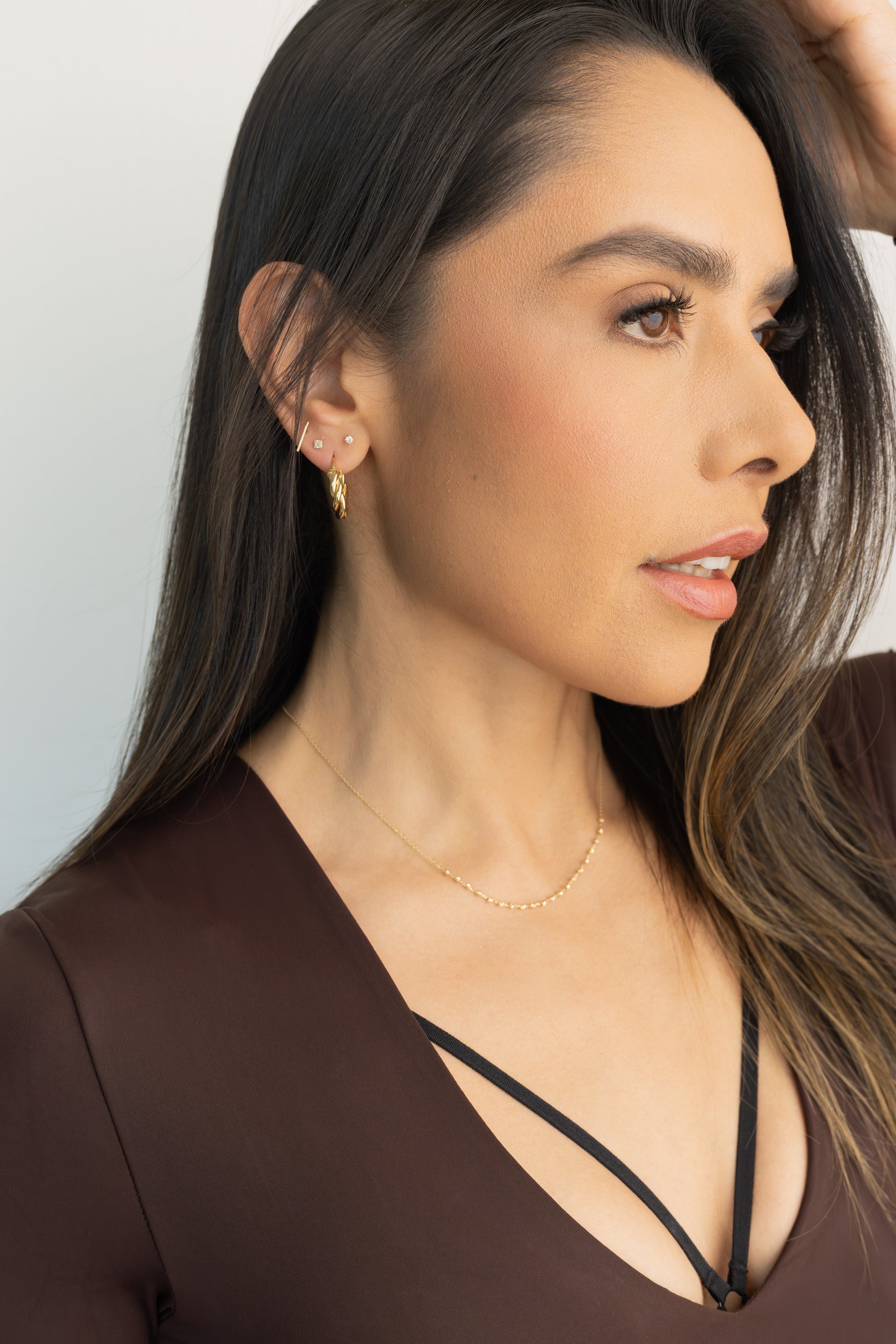 Neira Necklace 14k Adjustable 44cm