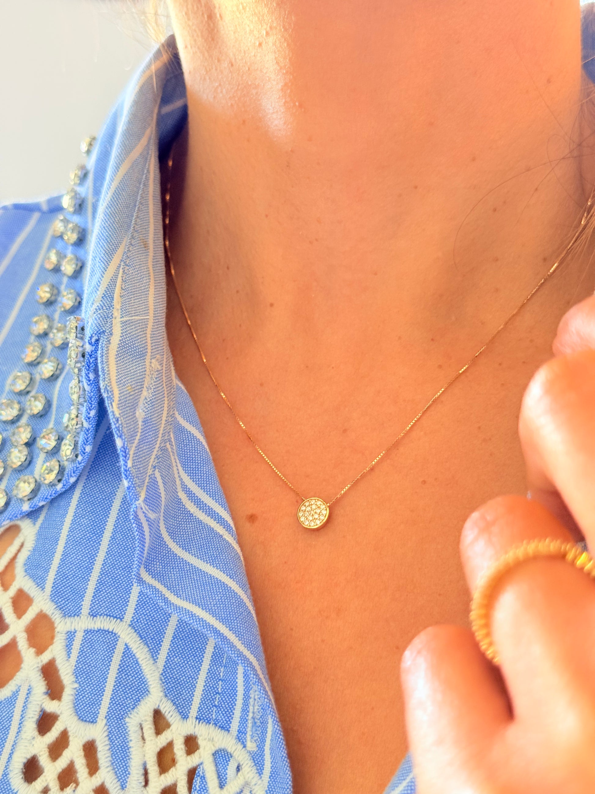 Fancy ligth point 40cm 18K