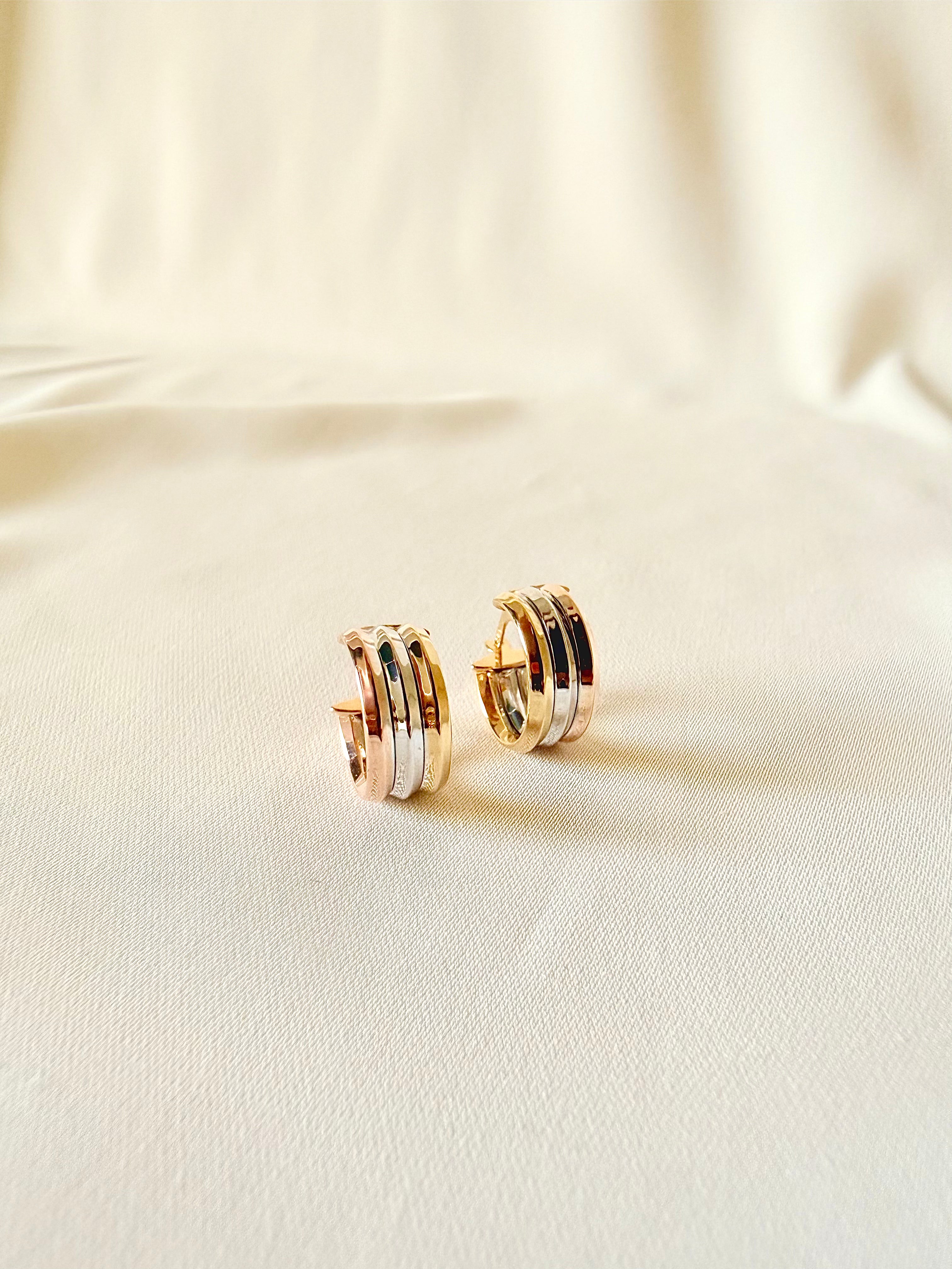 Alma tricolor Gold 14k 1.3cm