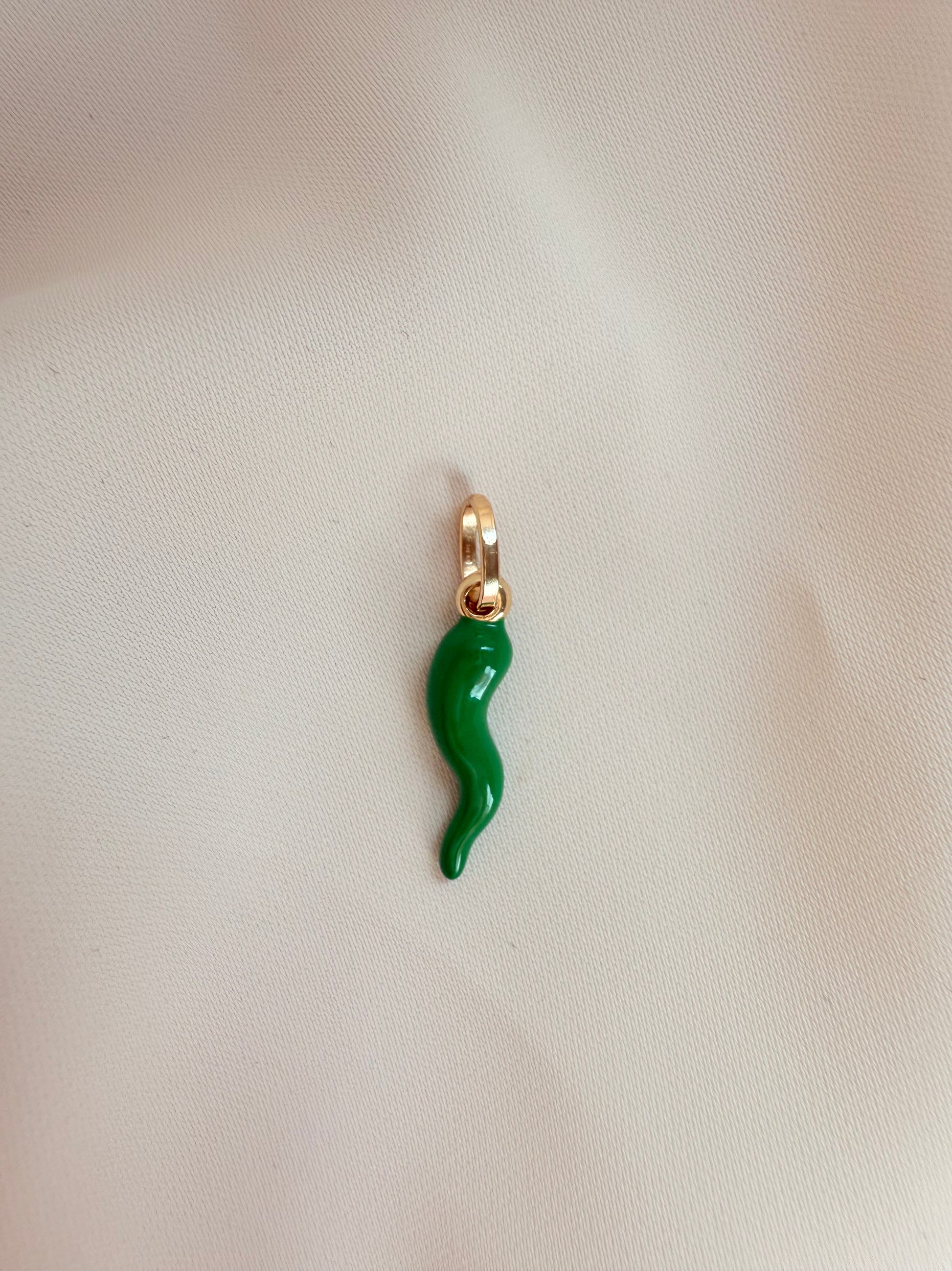 Green Horn pendant 18k