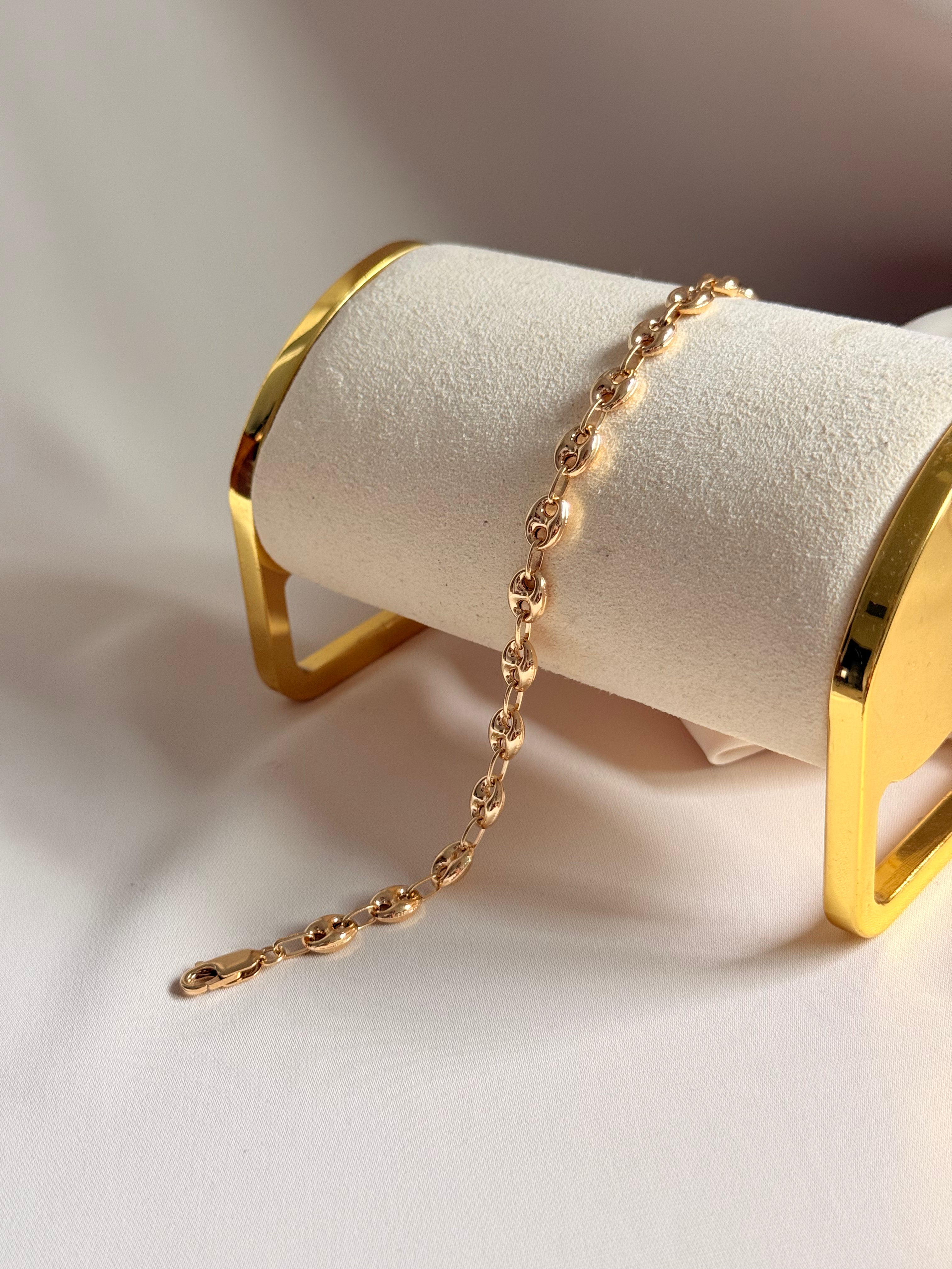Bracelet 21cm 14k unisex
