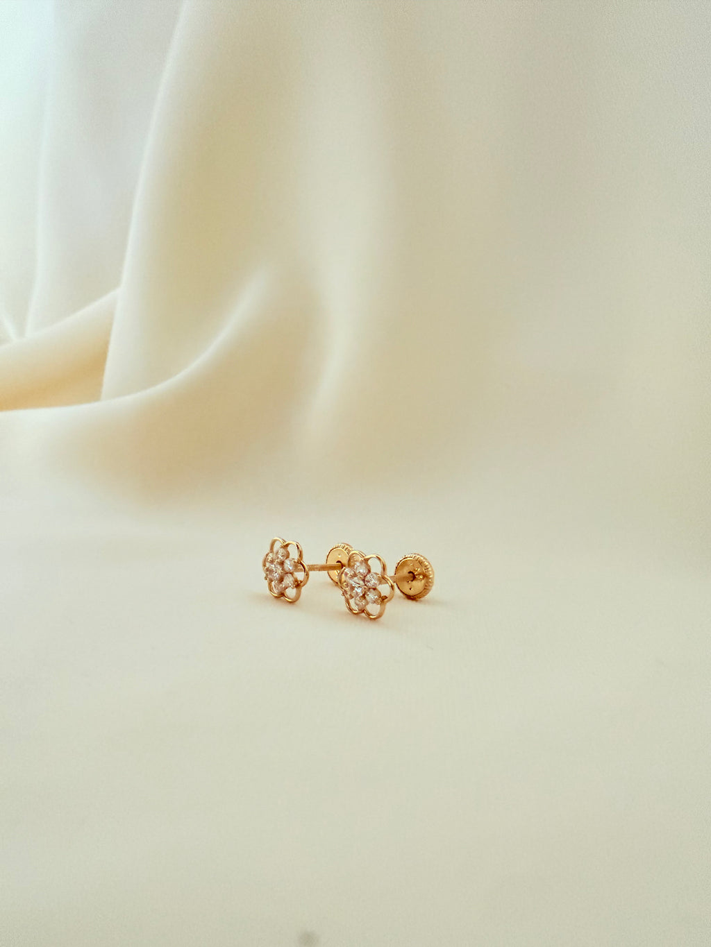 Glam Flower 14k