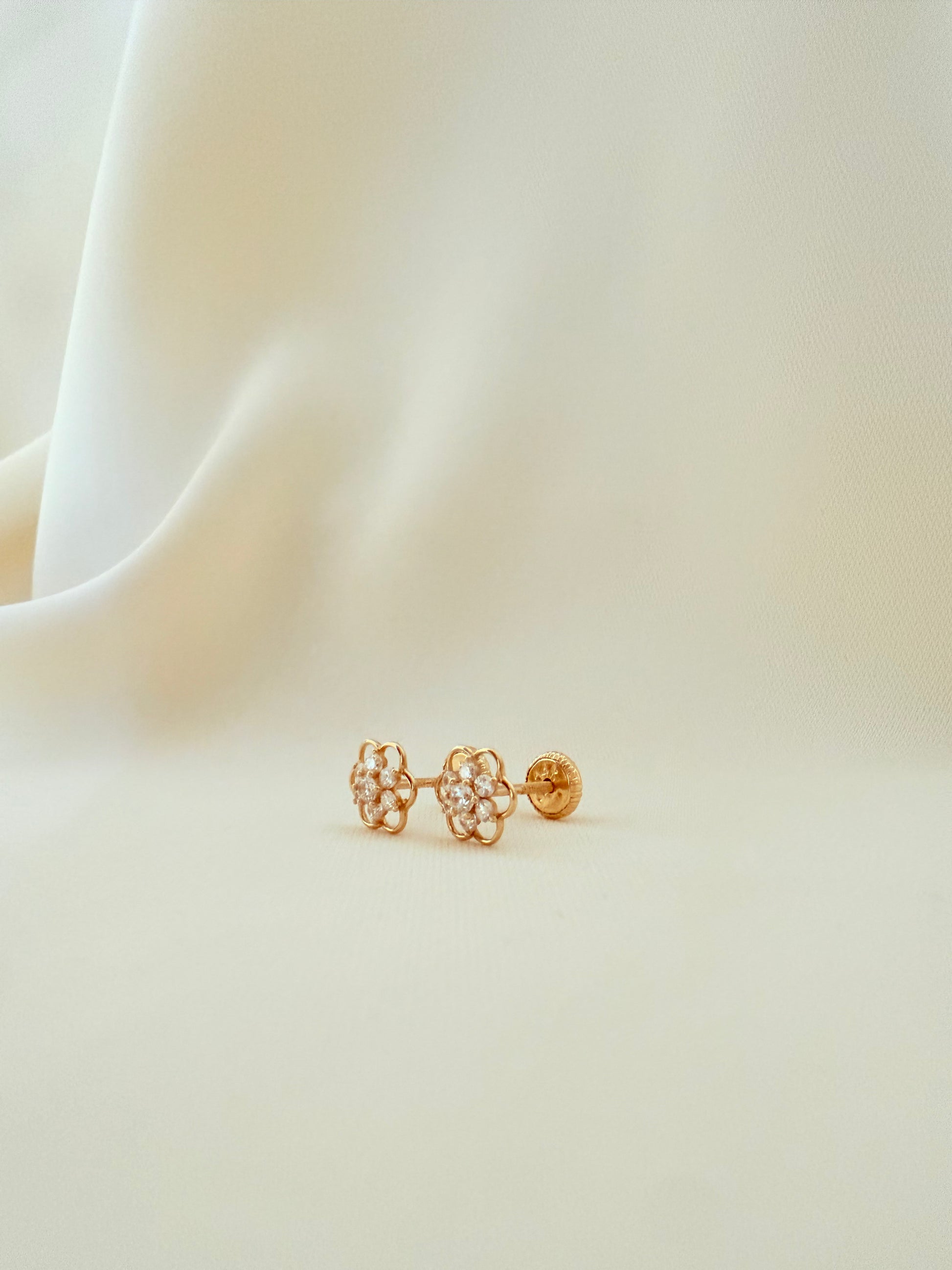 Glam Flower 14k