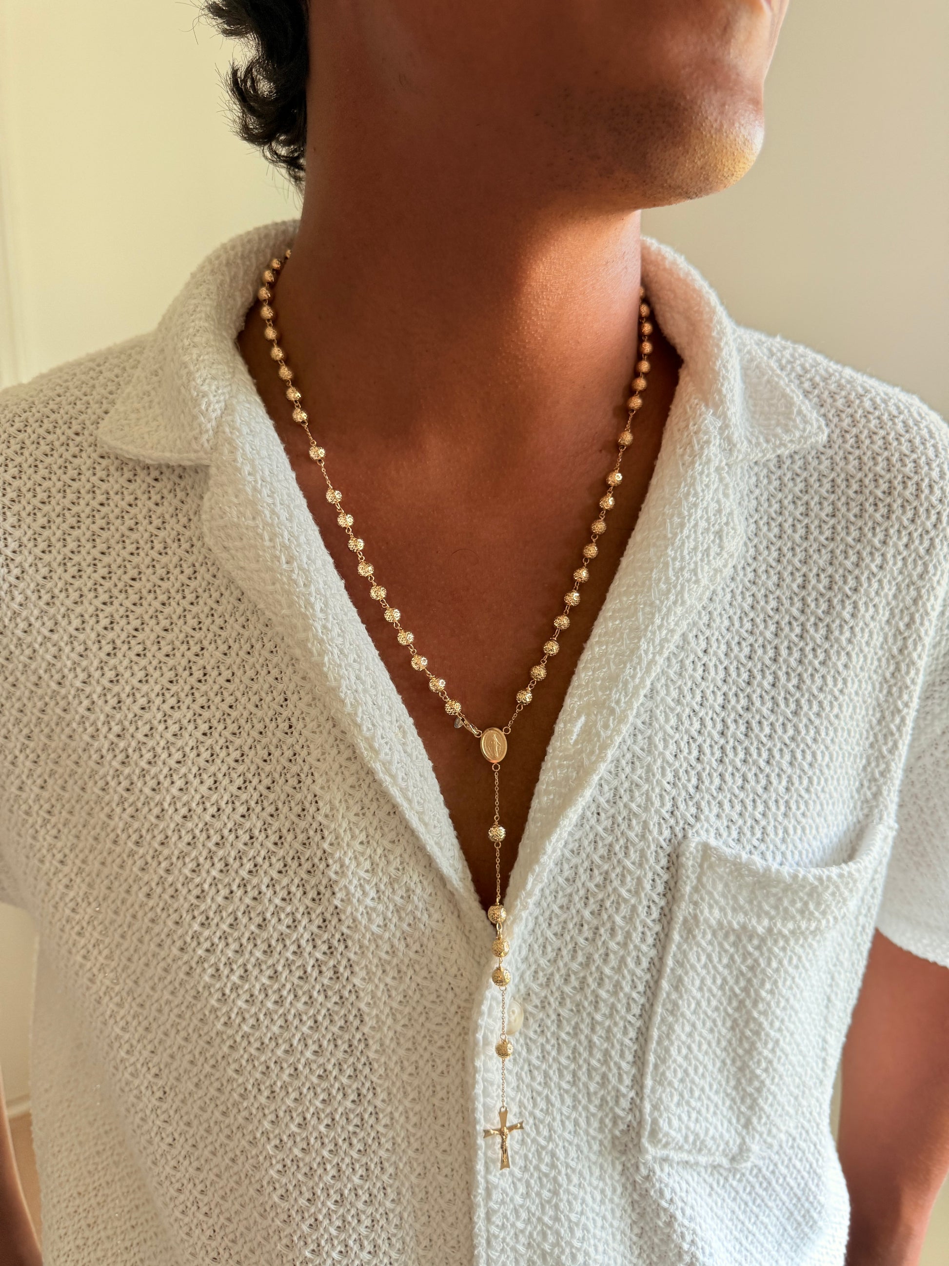 Rosario Necklace 59cm 18K