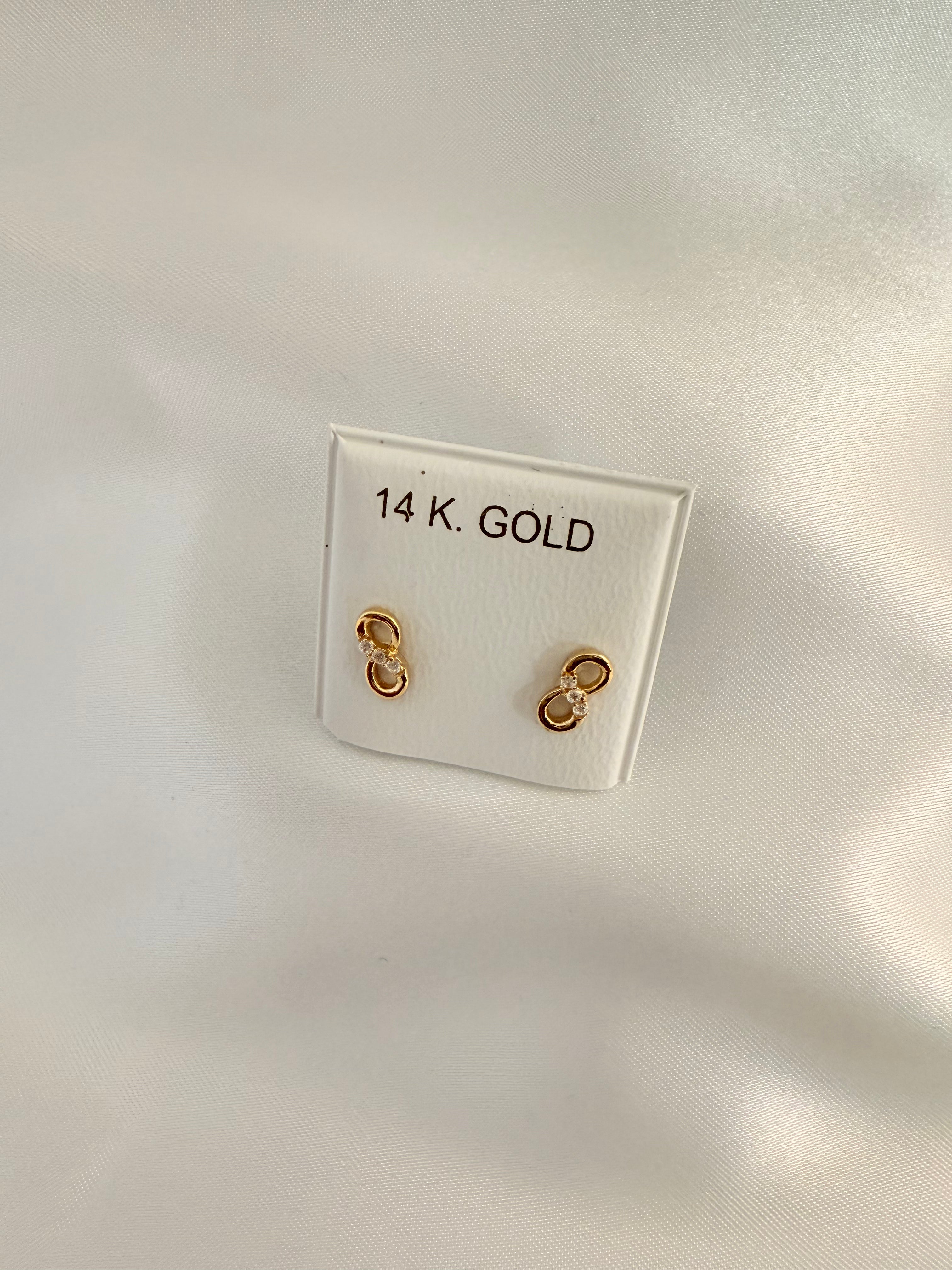 Infinity Stud 14K