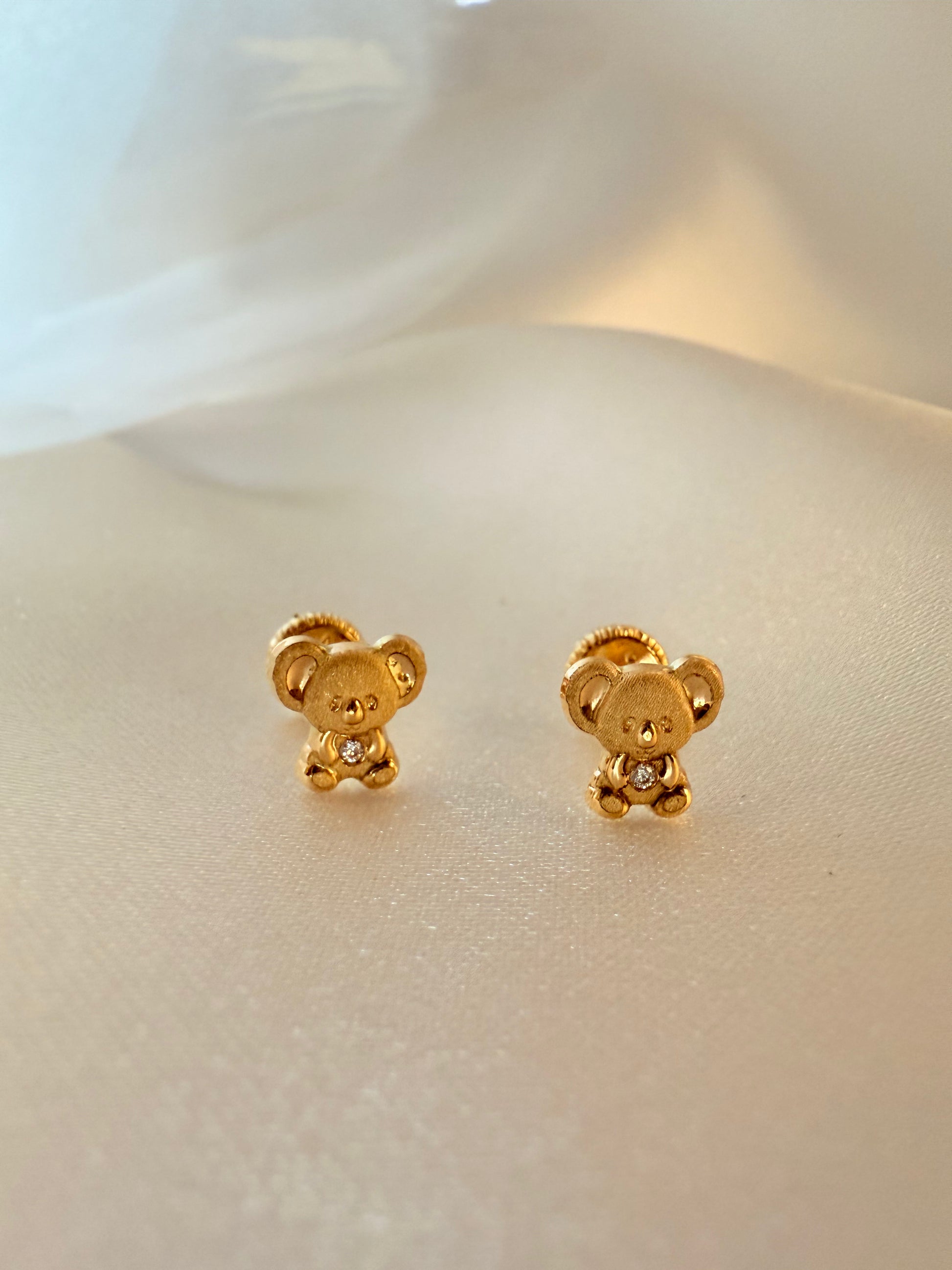 Mini Koala Stud 14K