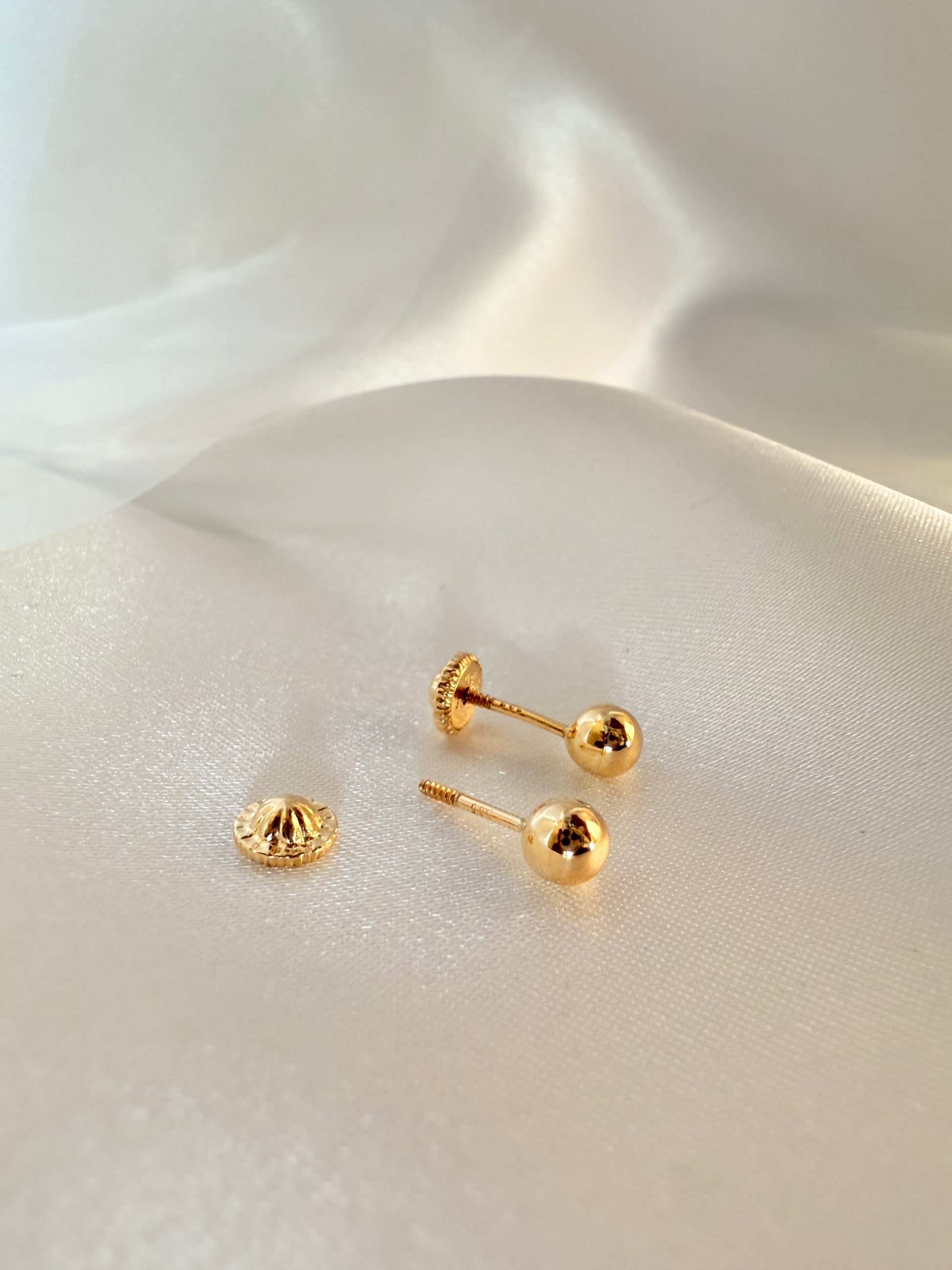Mini Balin Stud 14K
