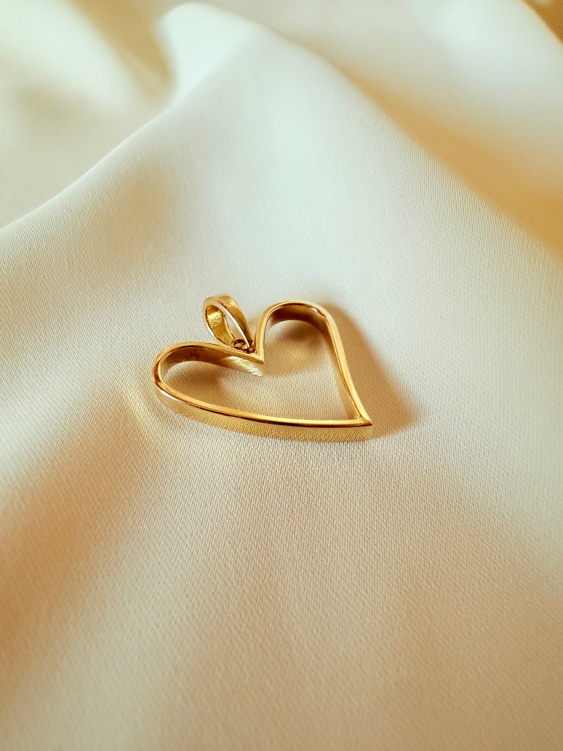 Heart Ema 3mm 14k
