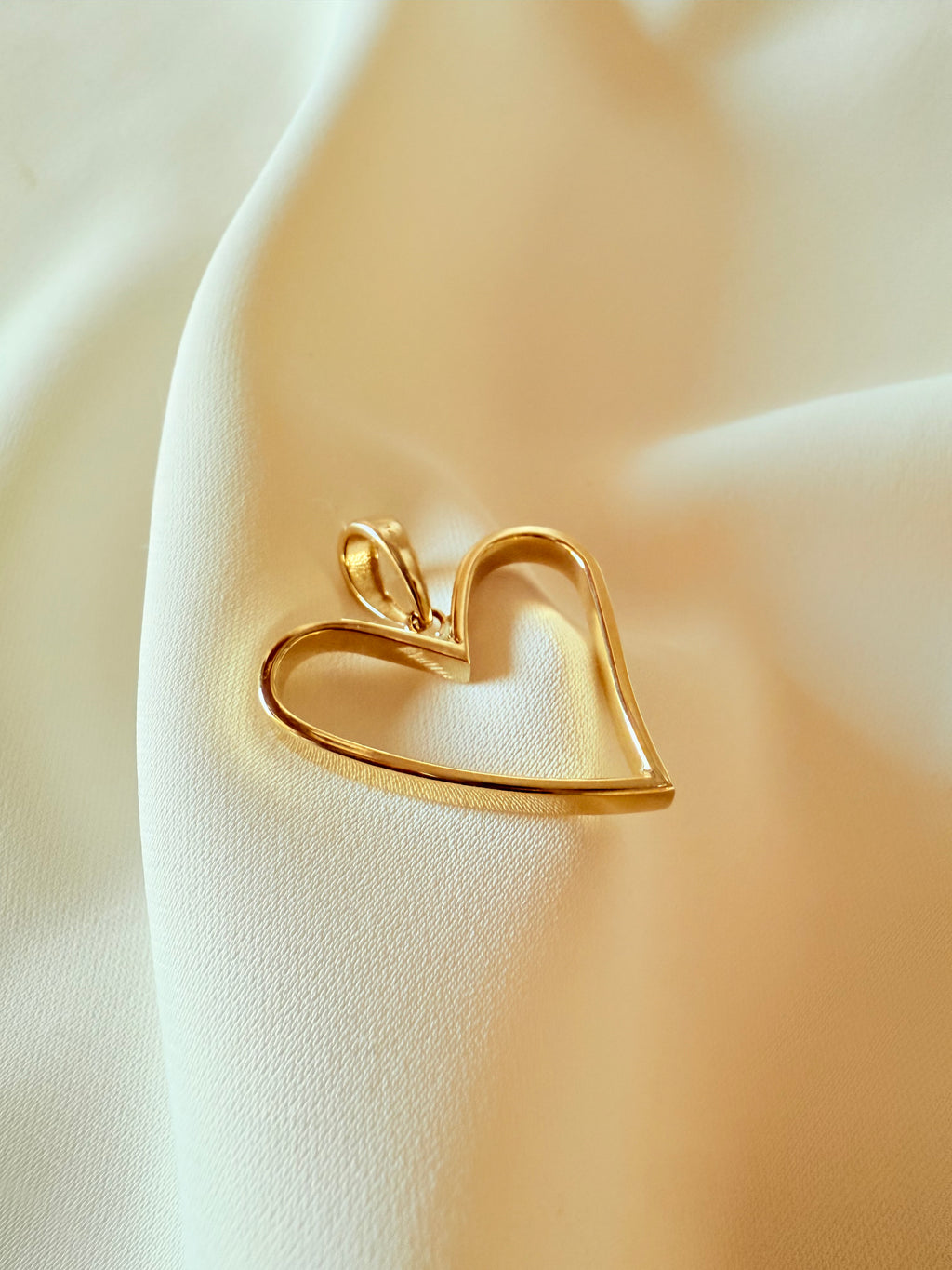 Heart Ema 3mm 14k