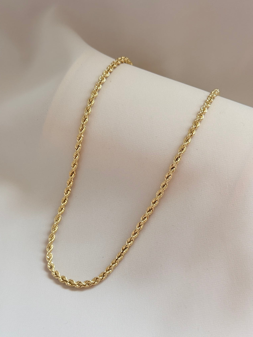 Lacer Knitted Necklace 40cm 14K