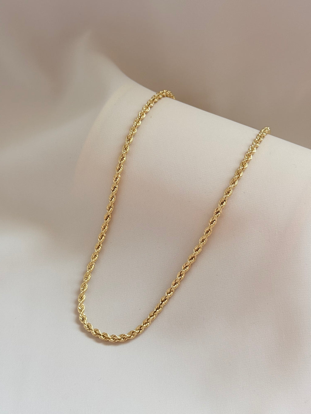 Lacer Knitted Necklace 40cm 14K