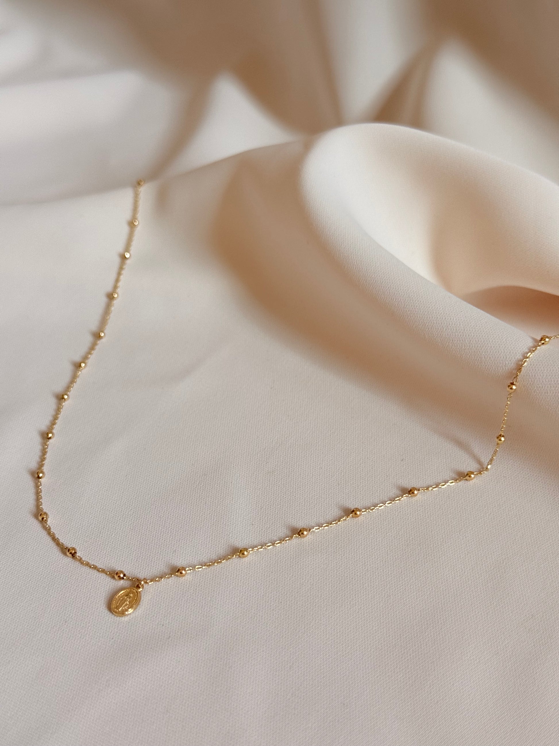 Mini Rosario Necklace 18K