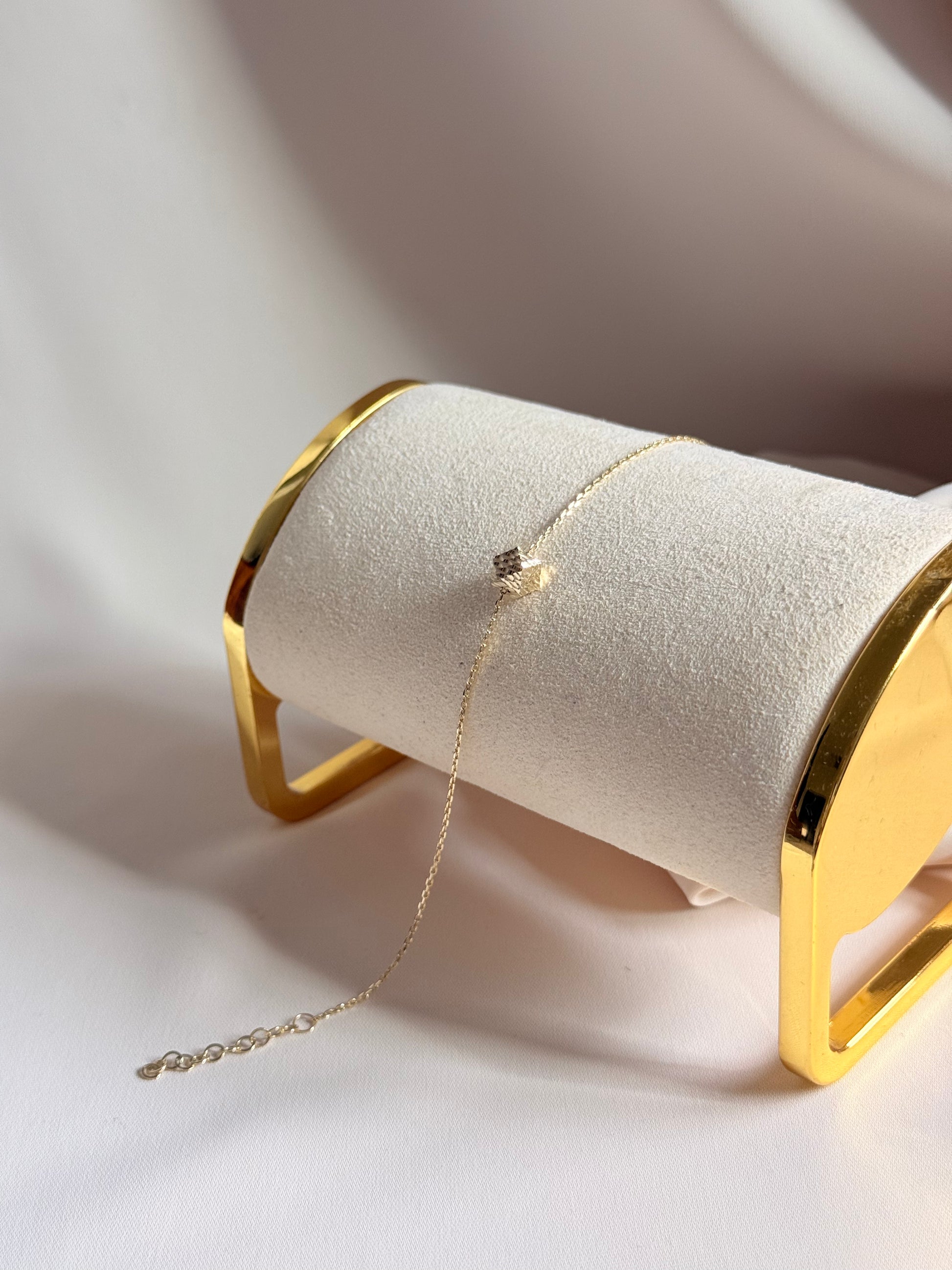 Square Diamond like Bracelet