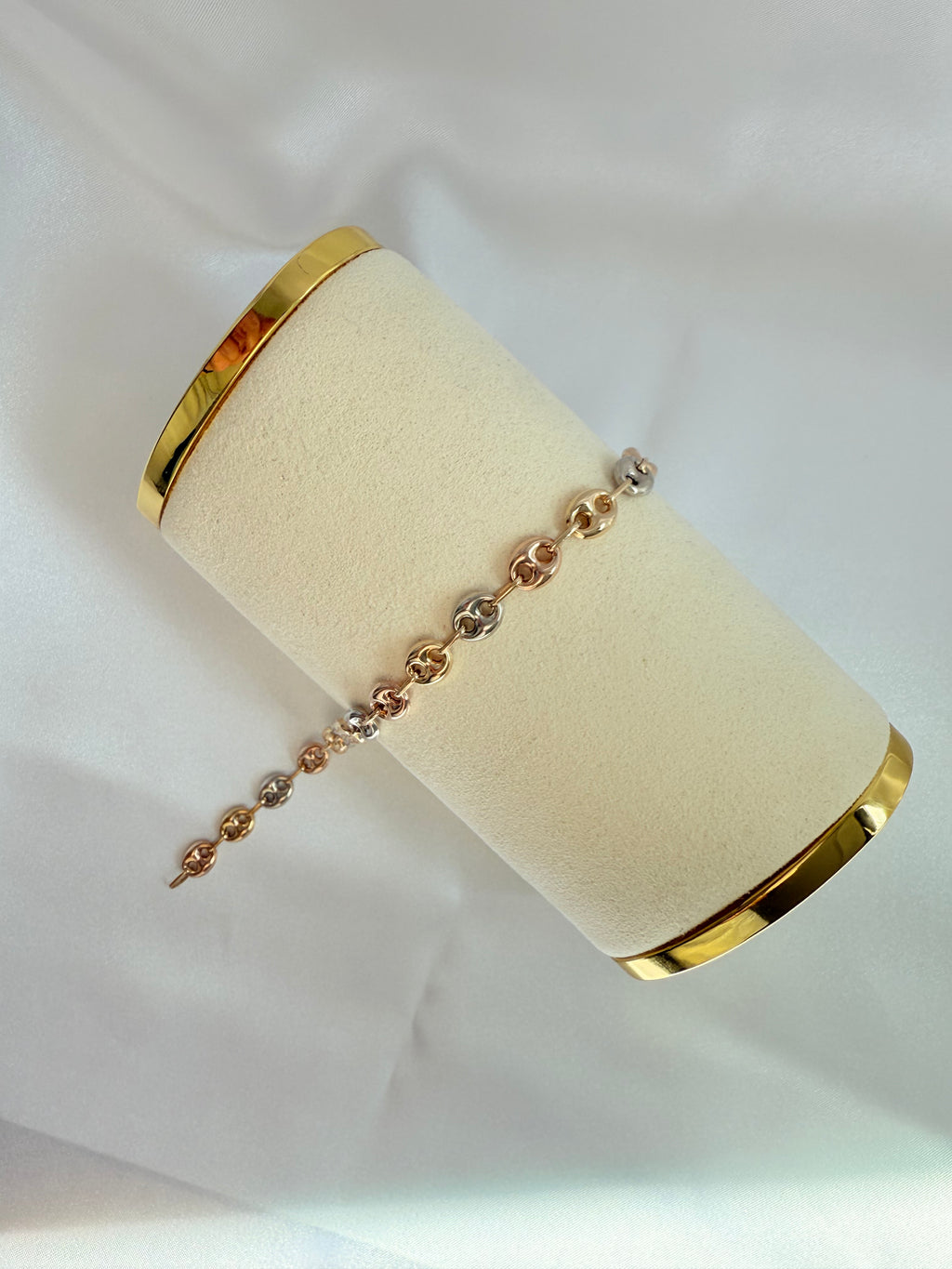 Tricolor Unisex Bracelet 18k