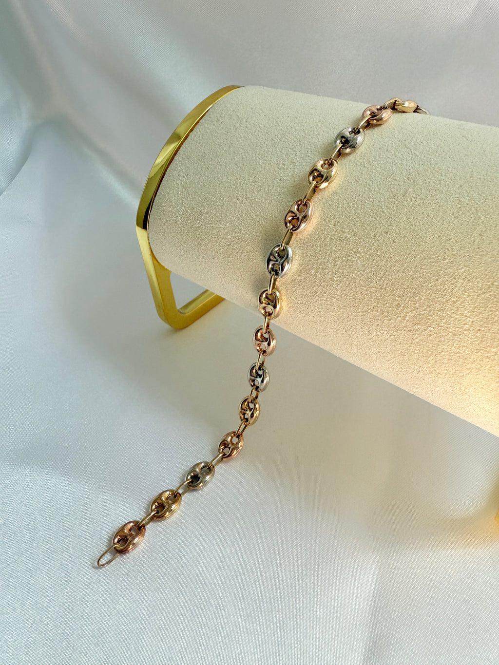 Tricolor Unisex Bracelet 18k