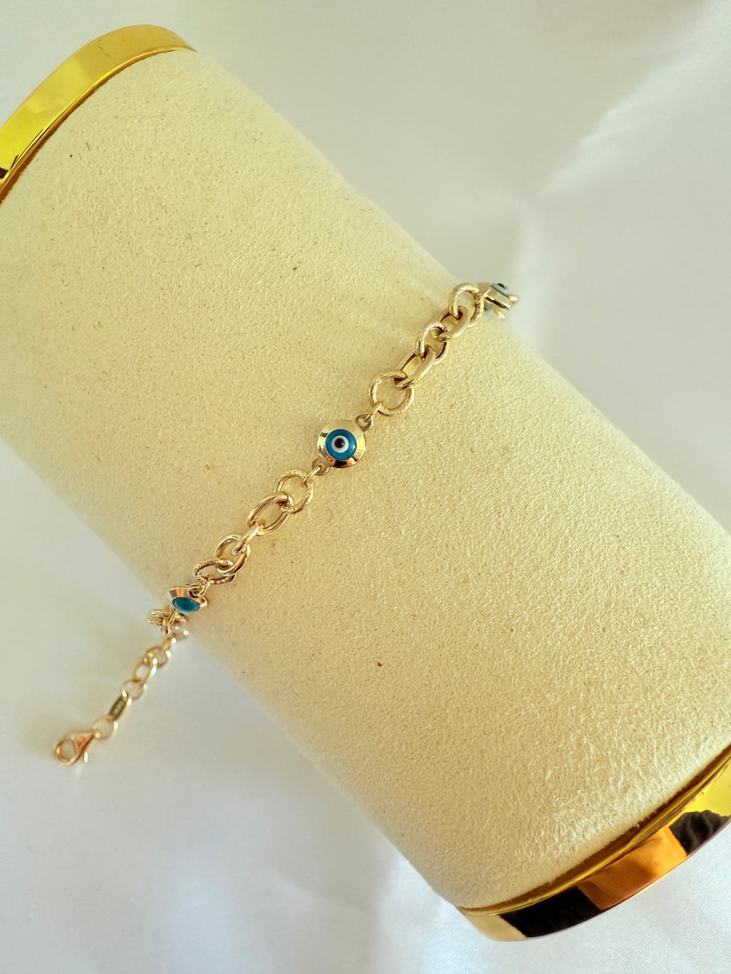 Turkish Eye bracelet 14k