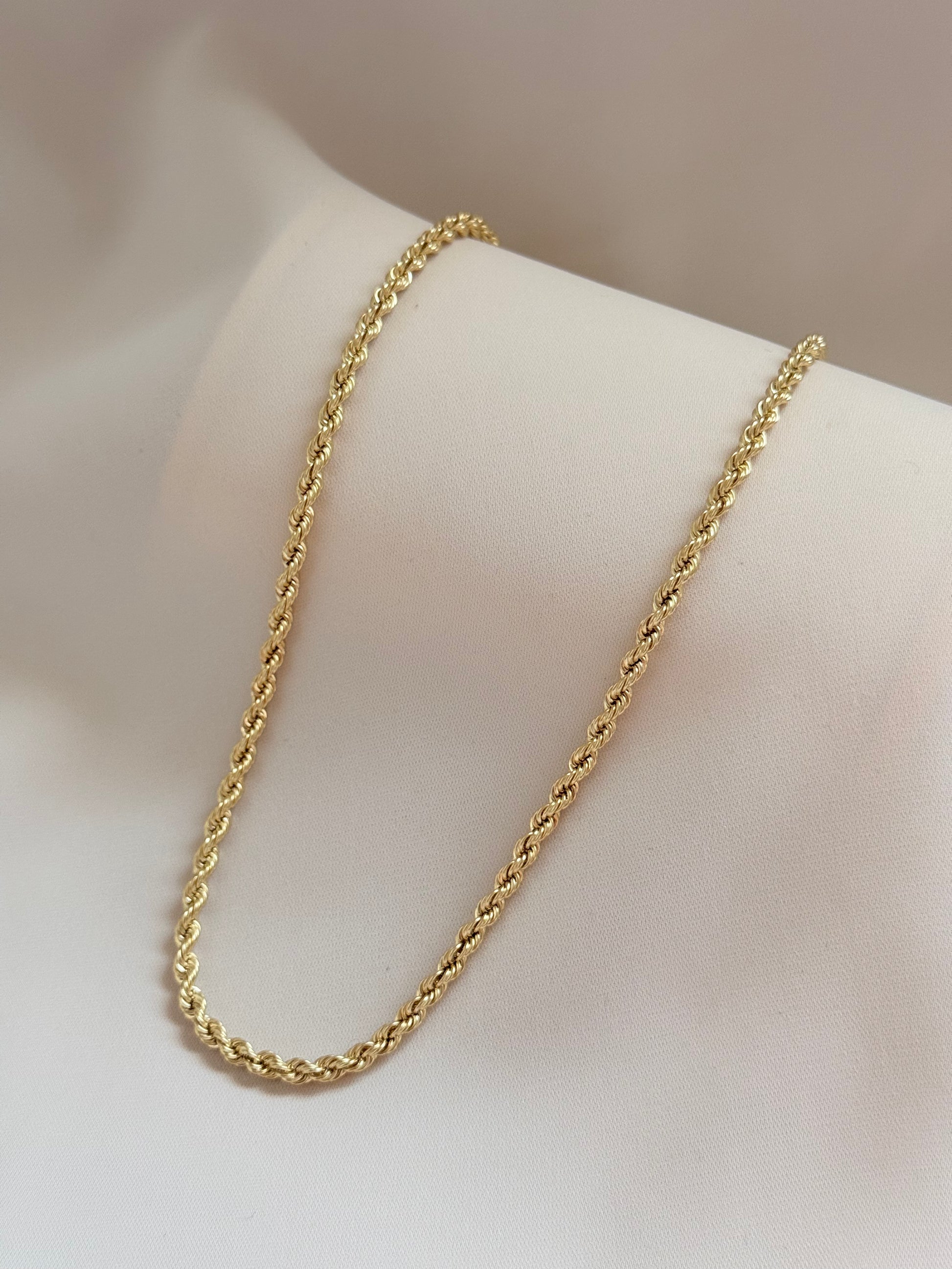 Lacer style chain 40cm 14K