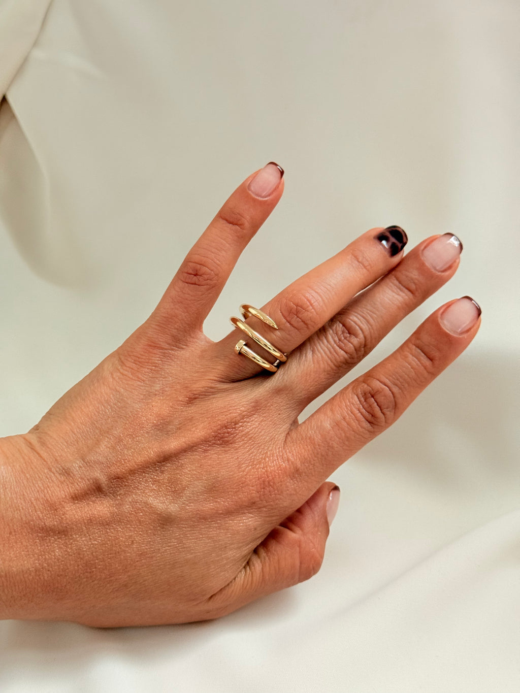 Stelar Twisted Nail 14k 5 Size