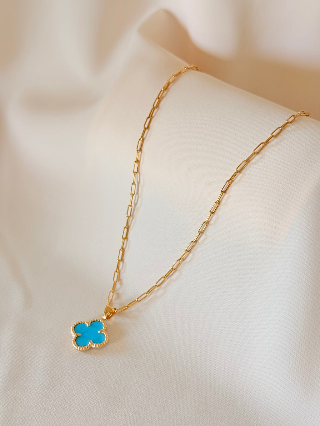 Tourcoise Necklace 50cm 18K