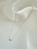 Zirconia Turkish Eye Necklace 45cm Adjustable 18k