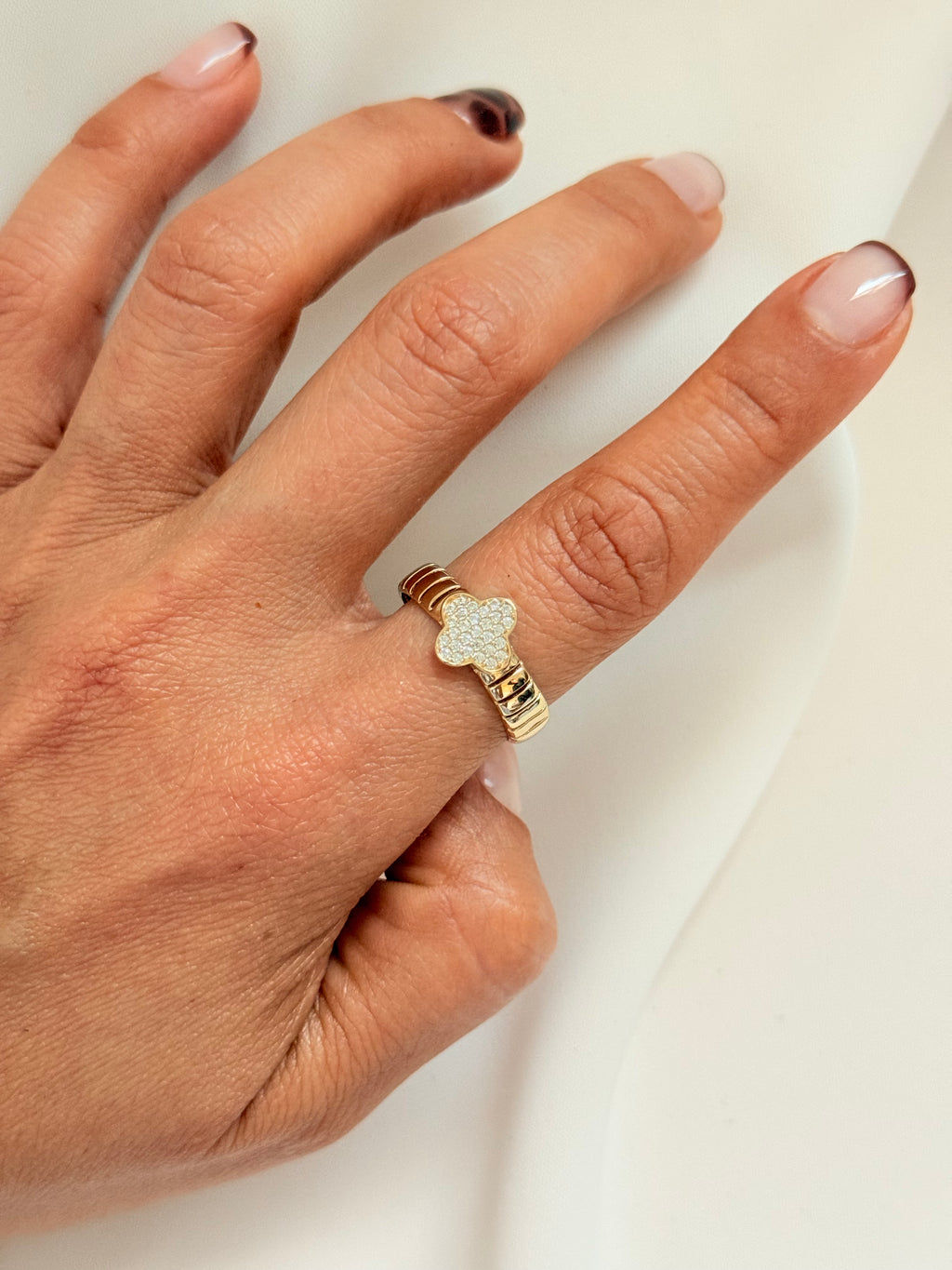 Aurora Ring 14k 8/2 Size