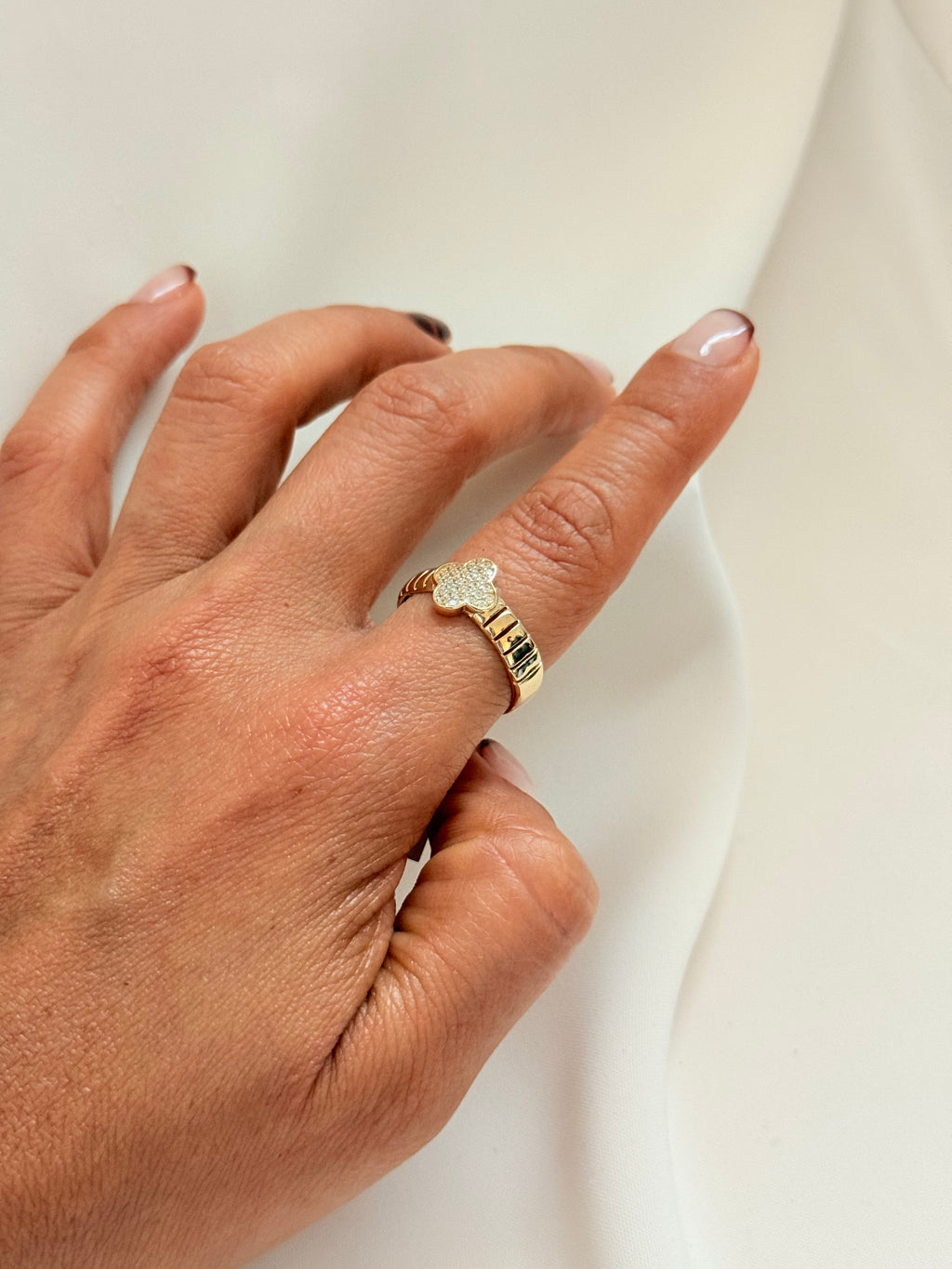 Aurora Ring 14k 8/2 Size