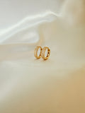 Fancy Style Huggies 14K