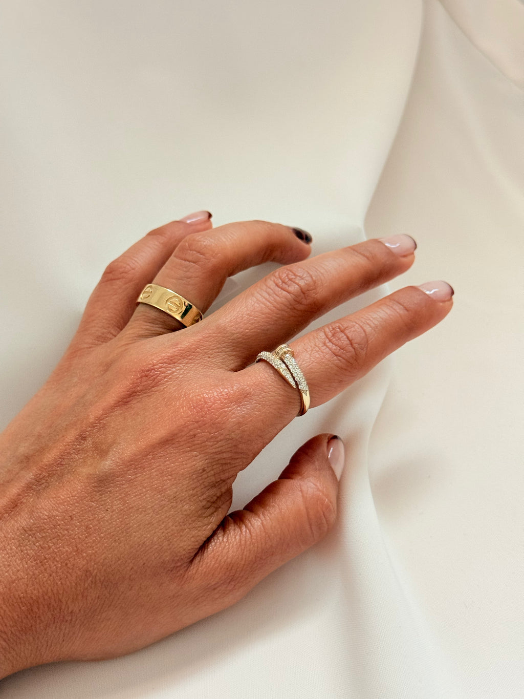 Aria CZ Ring 14k 7 Size