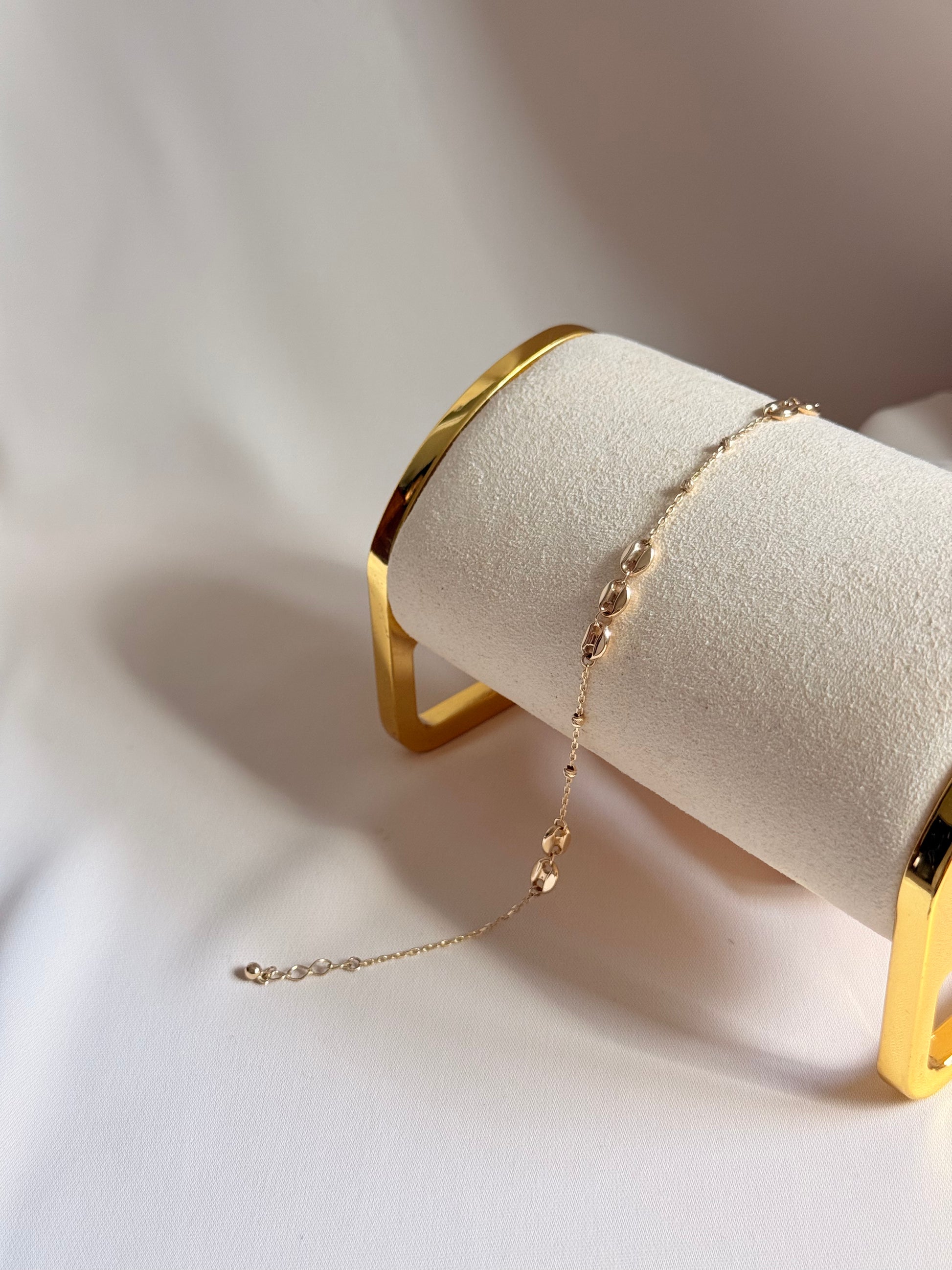 Coffe Beans bracelets 14k