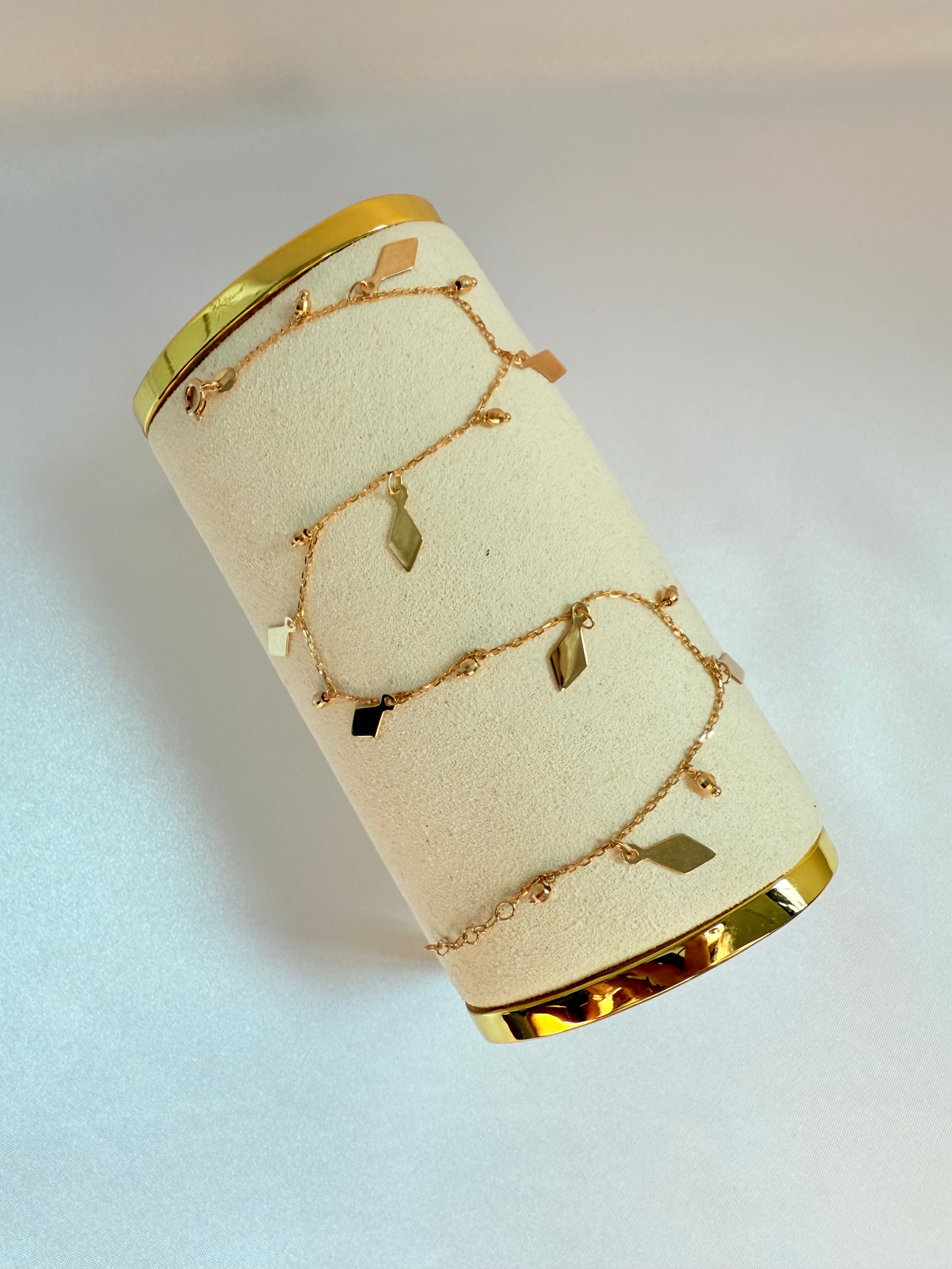 Egyptian anklets 14k 25cm