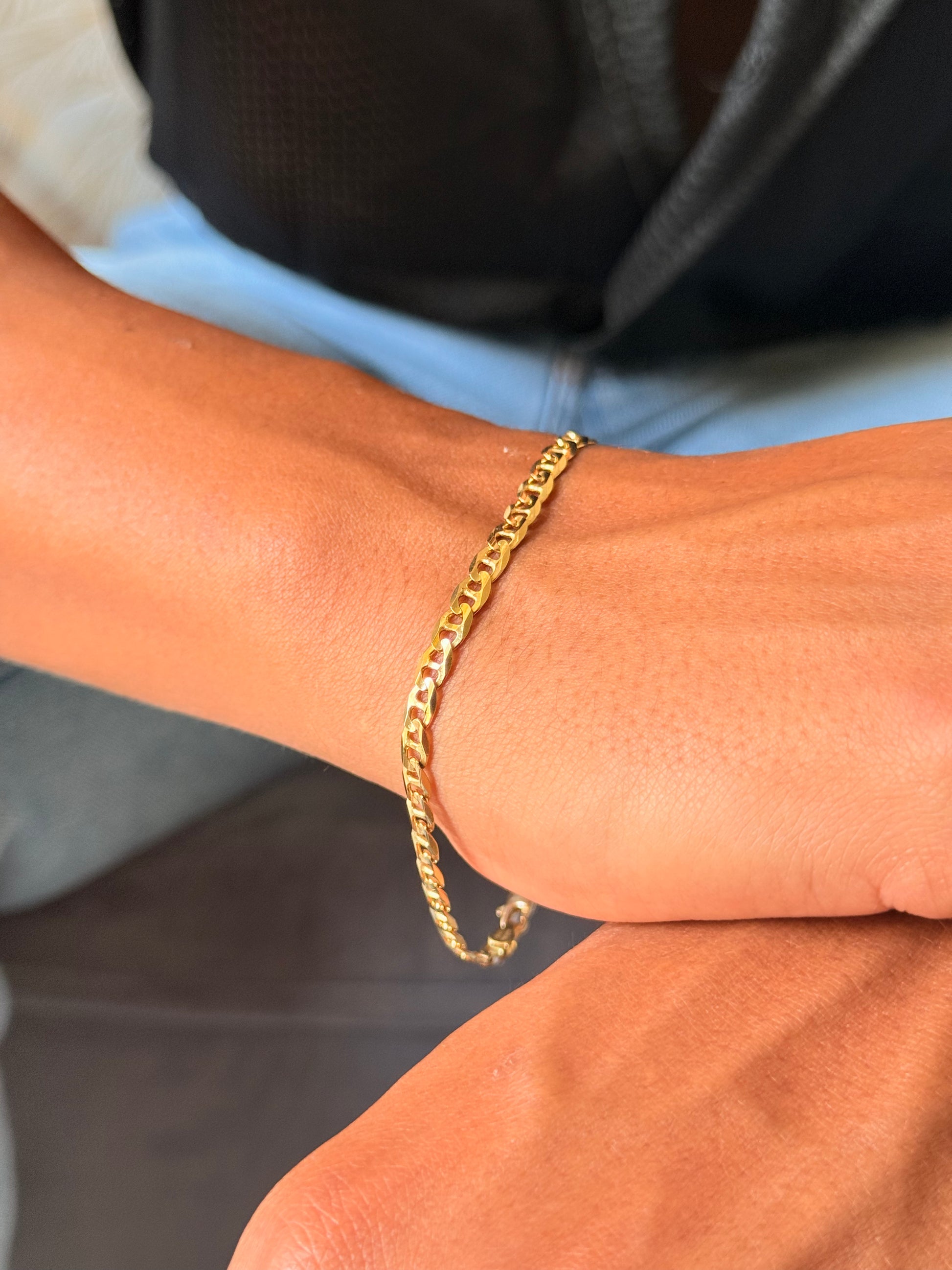 Fancy Marinera style bracelet 18k