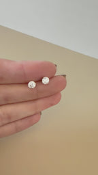 Diamond Lab Stud  14k