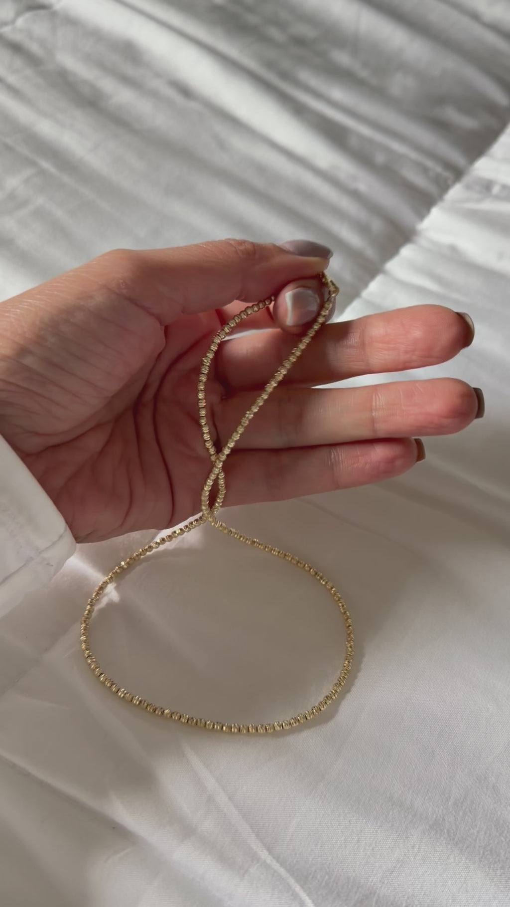 Gargantilla Adiamantada 14k 40cm