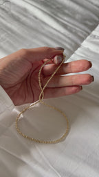 Gargantilla Adiamantada 14k 40cm
