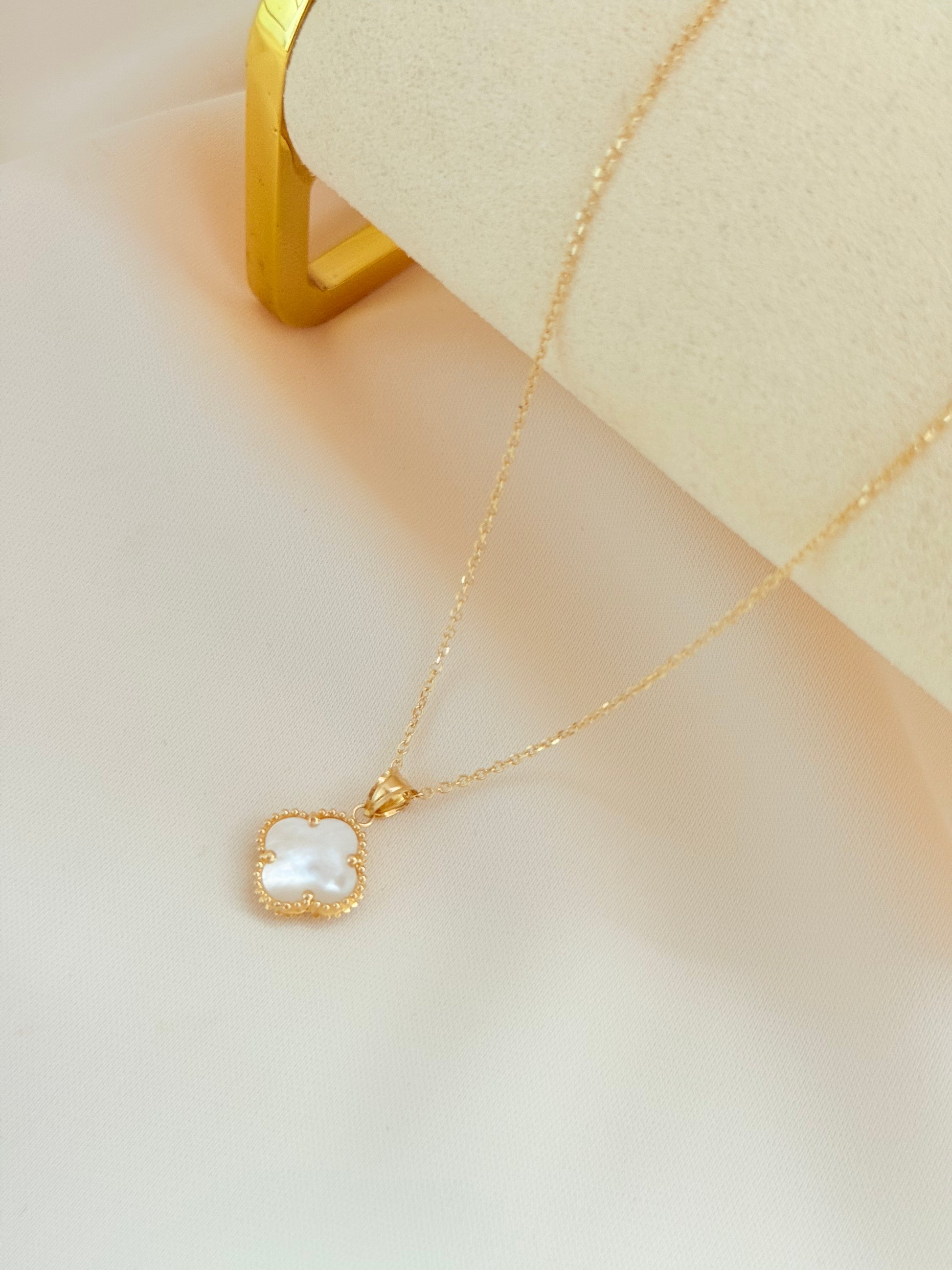 Necklace Rolo 45cm & Floor 14k